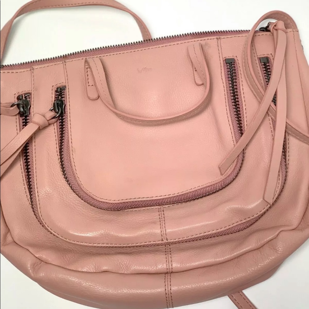 NEW: Kooba Pink Leather Crossbody Bag